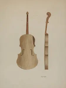 Violin, 1941. Creator: Cornelius Christoffels