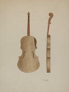 Violin, 1941. Creator: Cornelius Christoffels