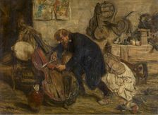 Violin Maker, 1878. Creator: Willem Linnig II