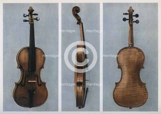 'Violin; Nicola Amati, Cremona; seventeenth century', 1948. Artist: Johann Georg Platzer.