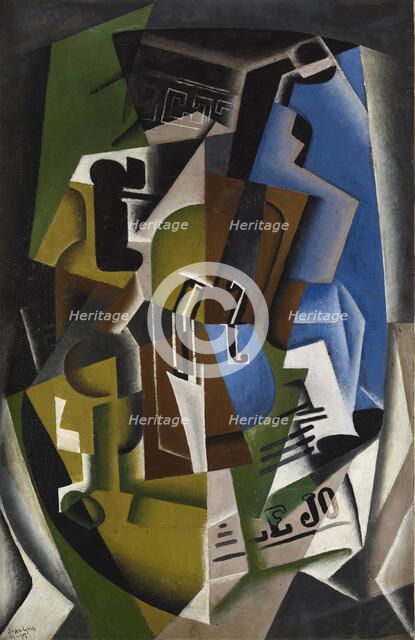 Violin and newspaper, 1917.