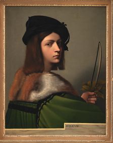 Violin player, 1821. Creator: Christian Albrecht Jensen