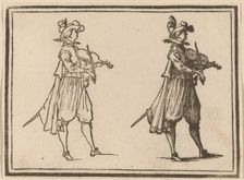 Violinist, 1621. Creator: Edouard Eckman