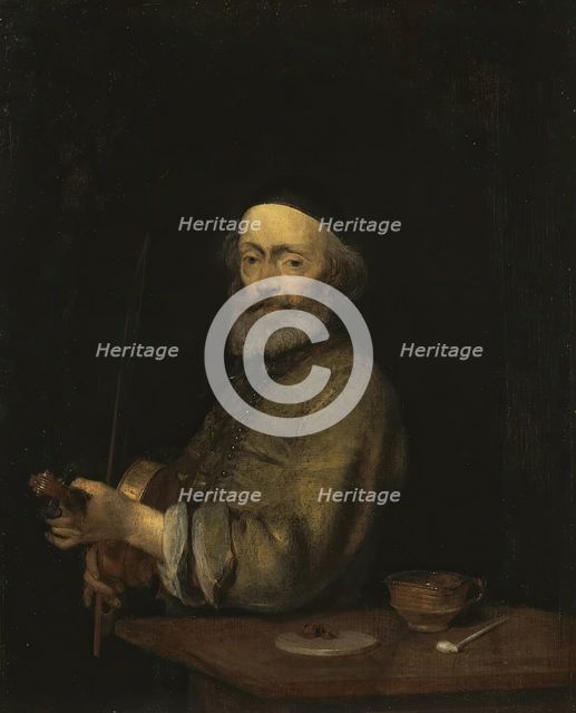 Violinist, 1649. Creator: Gerard ter Borch I.
