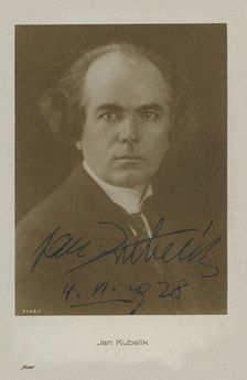 Violinist and composer Jan Kubelik (1880-1940), 1928. Creator: Anonymous