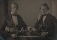 Violinist and Flute Player, ca. 1847