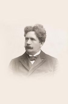 Violinist, composer and conductor Johan Halvorsen (1864-1935). Creator: Forbech, Ludvig (1865-1942)