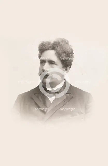 Violinist, composer and conductor Johan Halvorsen (1864-1935). Creator: Forbech, Ludvig (1865-1942).