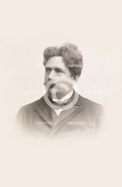Violinist, composer and conductor Johan Halvorsen (1864-1935). Creator: Forbech, Ludvig (1865-1942).