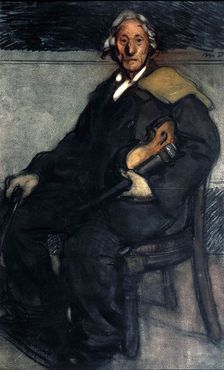 Violinist, early 20th century. Creator: Dethomas, Maxime (1867-1929)