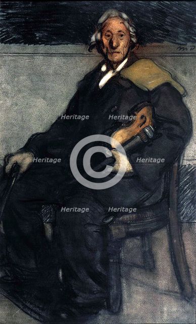 Violinist, early 20th century. Creator: Dethomas, Maxime (1867-1929).
