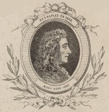 Violinist, singer and composer Alessandro Stradella (1643-1682), . Creator: Denis, Louis (1725-1794)