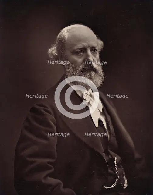 Viollet-Le-Duc, between 1876 and 1884. Creator: Nadar.