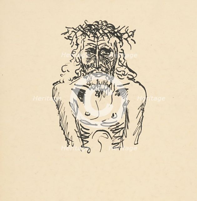 Vir dolorum, 1930-1940. Creator: Arnold Peter Weisz-Kubincan.