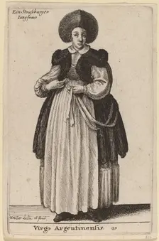 Virgo Argentinensis. Creator: Wenceslaus Hollar