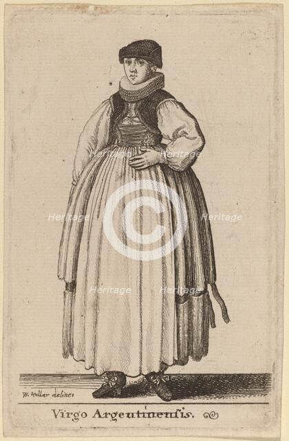 Virgo Argentinensis. Creator: Wenceslaus Hollar.