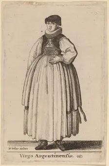 Virgo Argentinensis. Creator: Wenceslaus Hollar