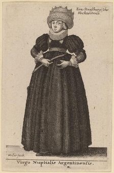 Virgo Nuptialis Argentinensis. Creator: Wenceslaus Hollar