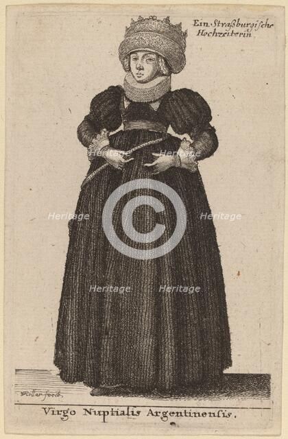 Virgo Nuptialis Argentinensis. Creator: Wenceslaus Hollar.