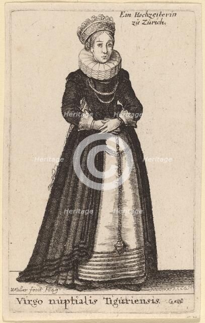 Virgo Nuptialis Tiguriensis, 1649. Creator: Wenceslaus Hollar.