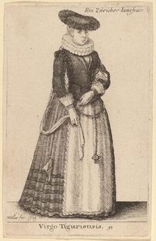 Virgo Tiguriensis, 1649. Creator: Wenceslaus Hollar