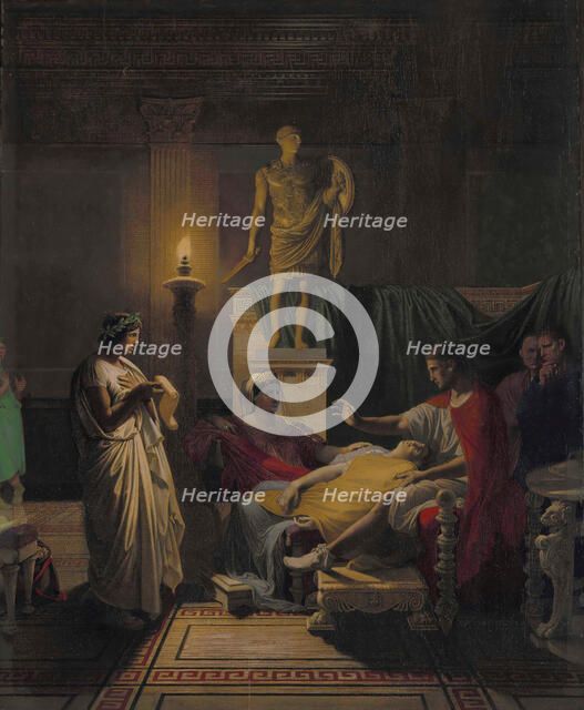 Virgil reading from the "Aeneid", 1864. Creator: Ingres, Jean Auguste Dominique (1780-1867).