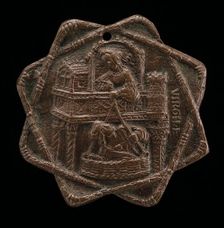 Virgil Suspended in a Basket, c. 1510. Creator: Unknown