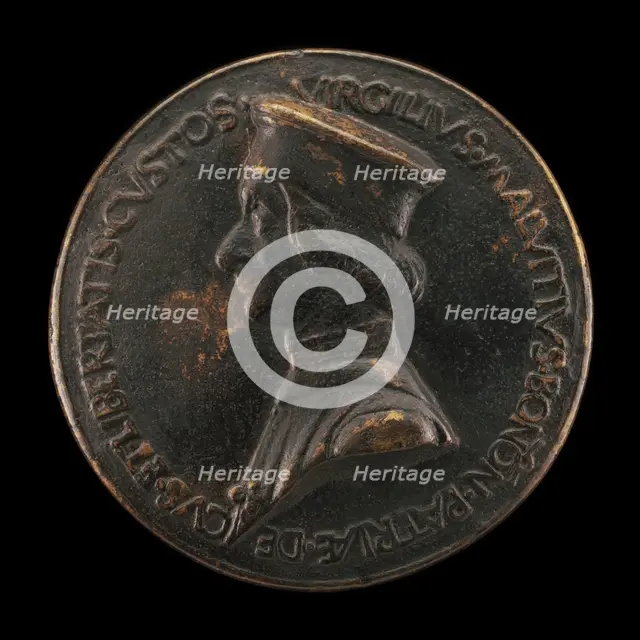 Virgilio Malvezzi, died 1481, Politician [obverse], 1479. Creator: Sperandio Savelli.