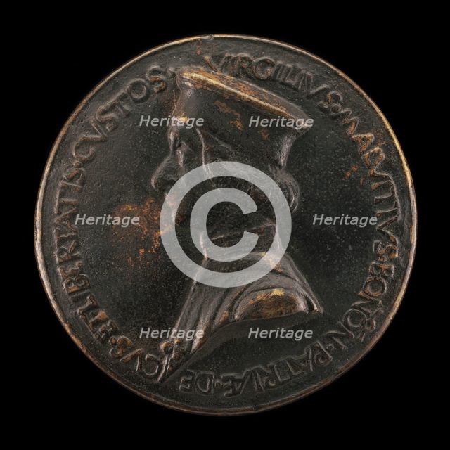 Virgilio Malvezzi, died 1481, Politician [obverse], 1479. Creator: Sperandio Savelli.