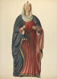 Virgin Mary, 1935/1942. Creator: Stanley Mazur