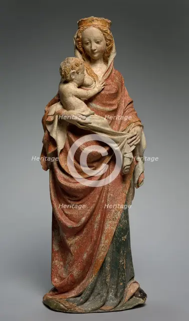 Virgin Nursing the Christ Child, c. 1380. Creator: Unknown.