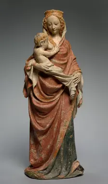 Virgin Nursing the Christ Child, c. 1380. Creator: Unknown