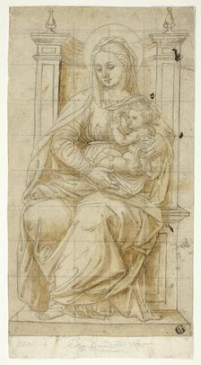Virgin Nursing the Christ Child, n.d. Creator: Unknown