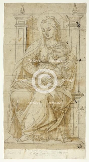 Virgin Nursing the Christ Child, n.d. Creator: Unknown.
