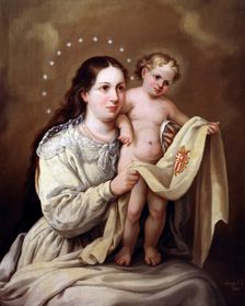 Virgin of Mercy, oil