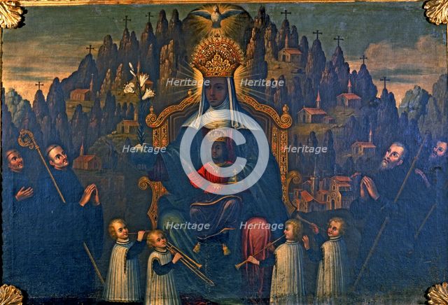 Virgin of Montserrat, oil on canvas in the chapel of Piety.
