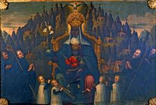 Virgin of Montserrat, oil on canvas in the chapel of Piety