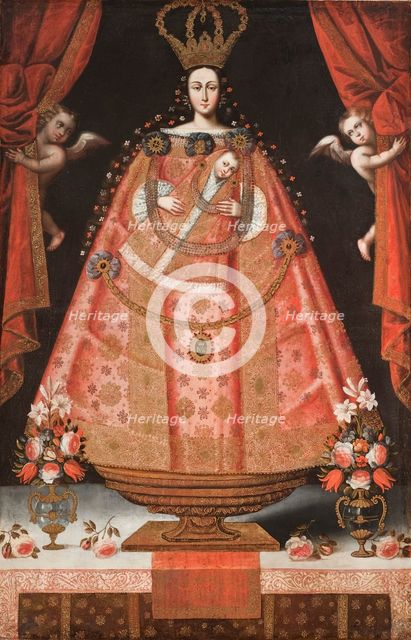 Virgin of Belén (Virgen de Belén) (image 1 of 11), between c1700 and c1720. Creator: Cusco School.