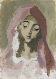 Virgin of Charity, after El Greco, 1941. Creator: Helene Schjerfbeck