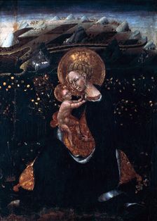 Virgin of Humility 15th century. Artist: Giovanni di Paolo