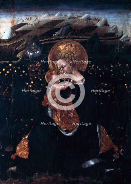 'Virgin of Humility', 15th century. Artist: Giovanni di Paolo