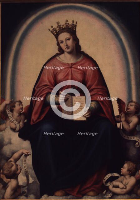 Virgin of Hope', oil by Juan de Juanes.