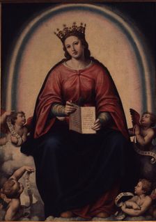 Virgin of Hope oil by Juan de Juanes