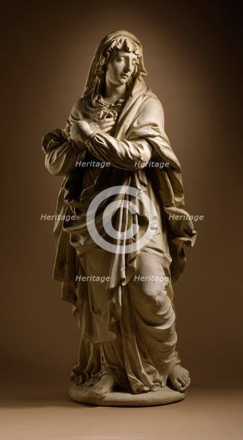 Virgin of Sorrows, c.1630. Creator: Circle of Gervais Delabarre.
