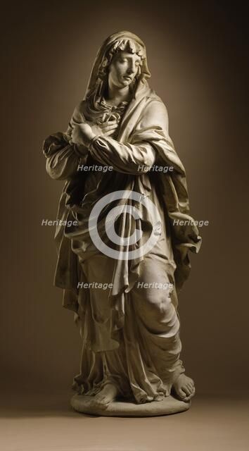 Virgin of Sorrows, c.1630. Creator: Circle of Gervais Delabarre.