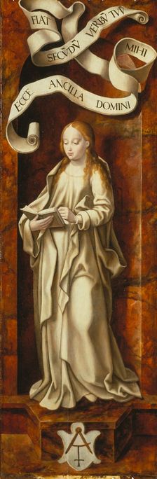 Virgin of the Annunciation, 1524. Creator: Joos van Cleve