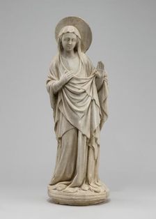 Virgin of the Annunciation, c. 1340. Creator: Unknown
