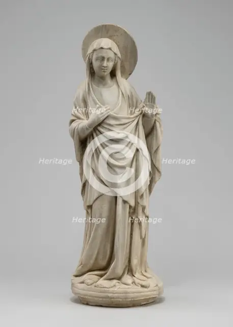 Virgin of the Annunciation, c. 1340. Creator: Unknown.