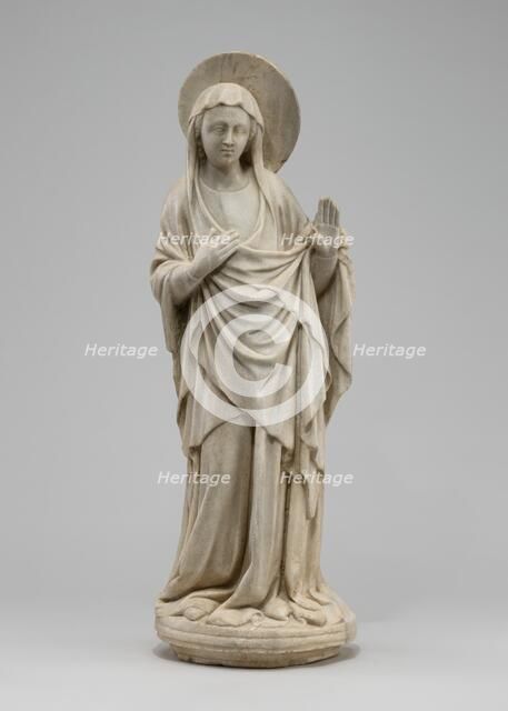 Virgin of the Annunciation, c. 1340. Creator: Unknown.