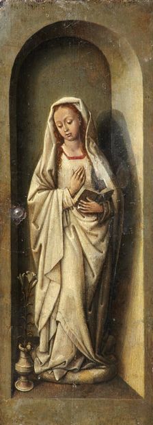 Virgin of the Annunciation, c1485-1490. Creator: Bruges (?) Master